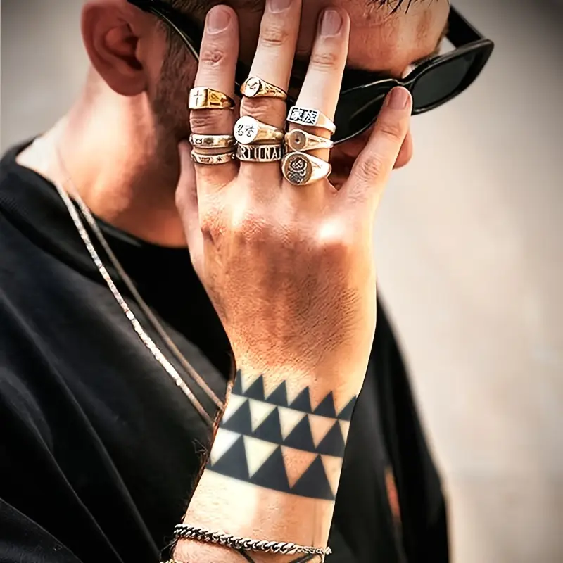 popular bracelet tattoo styles for men