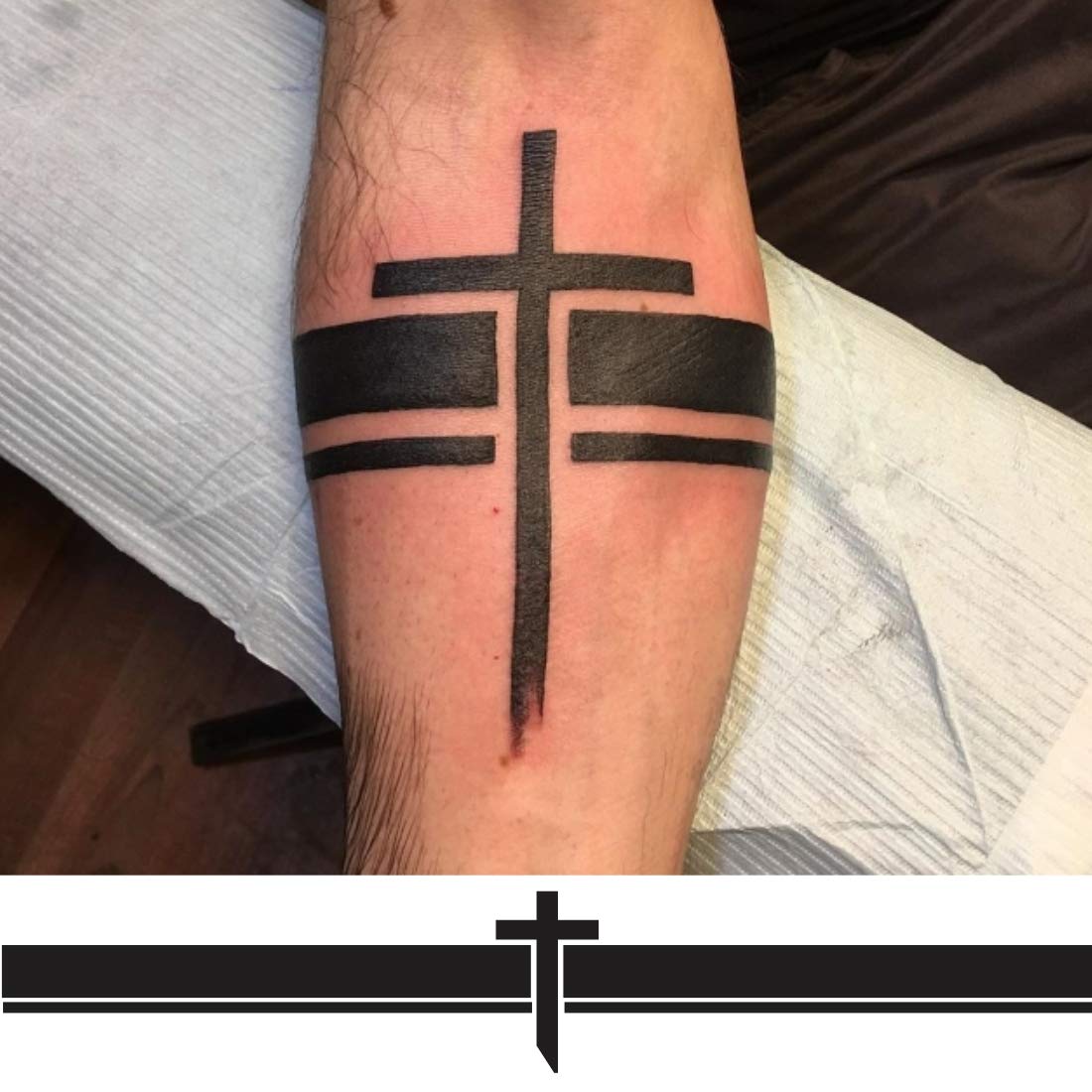 popular Cross tattoos for men shoulder trends