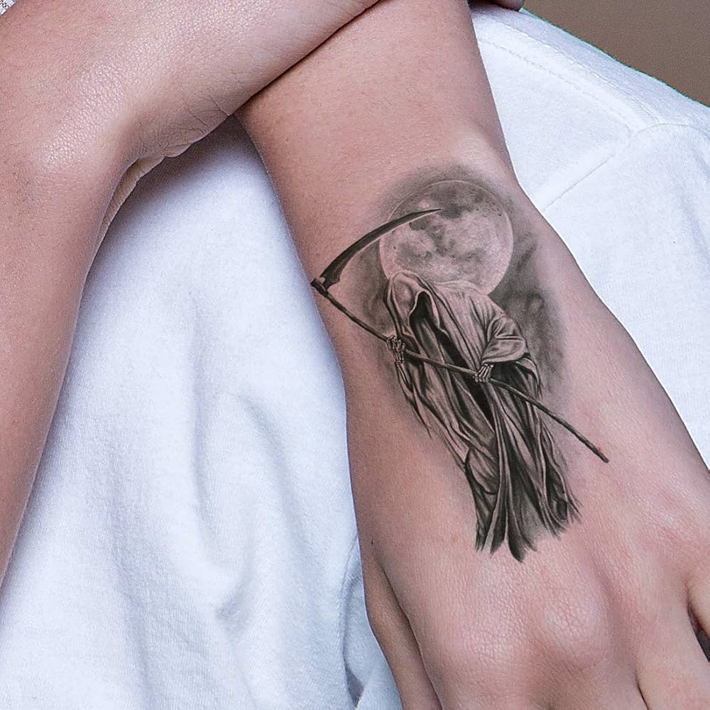 popular death tattoos for men designs