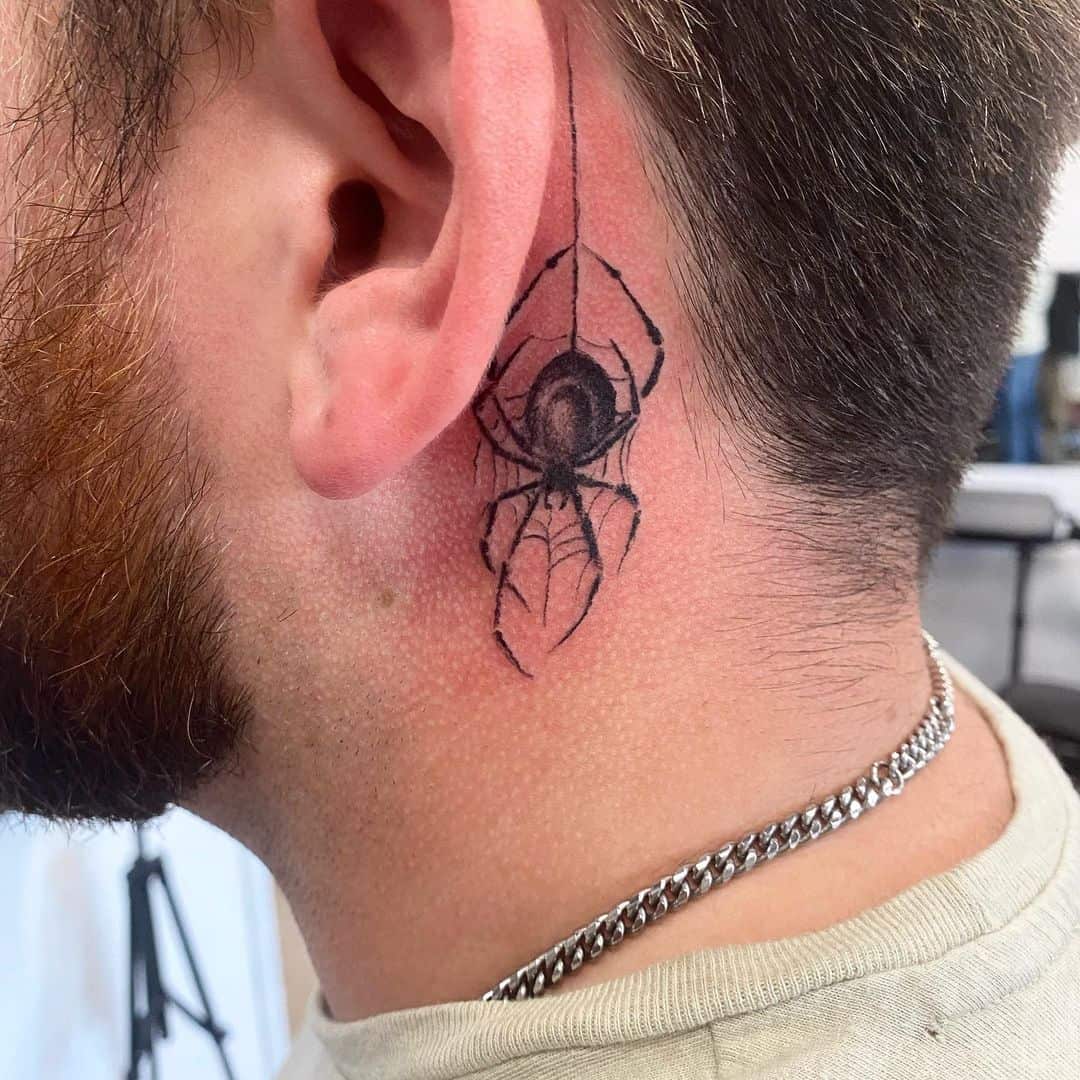 popular designs for small neck tattoos for men