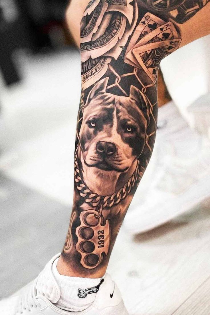 popular dog tattoos for men