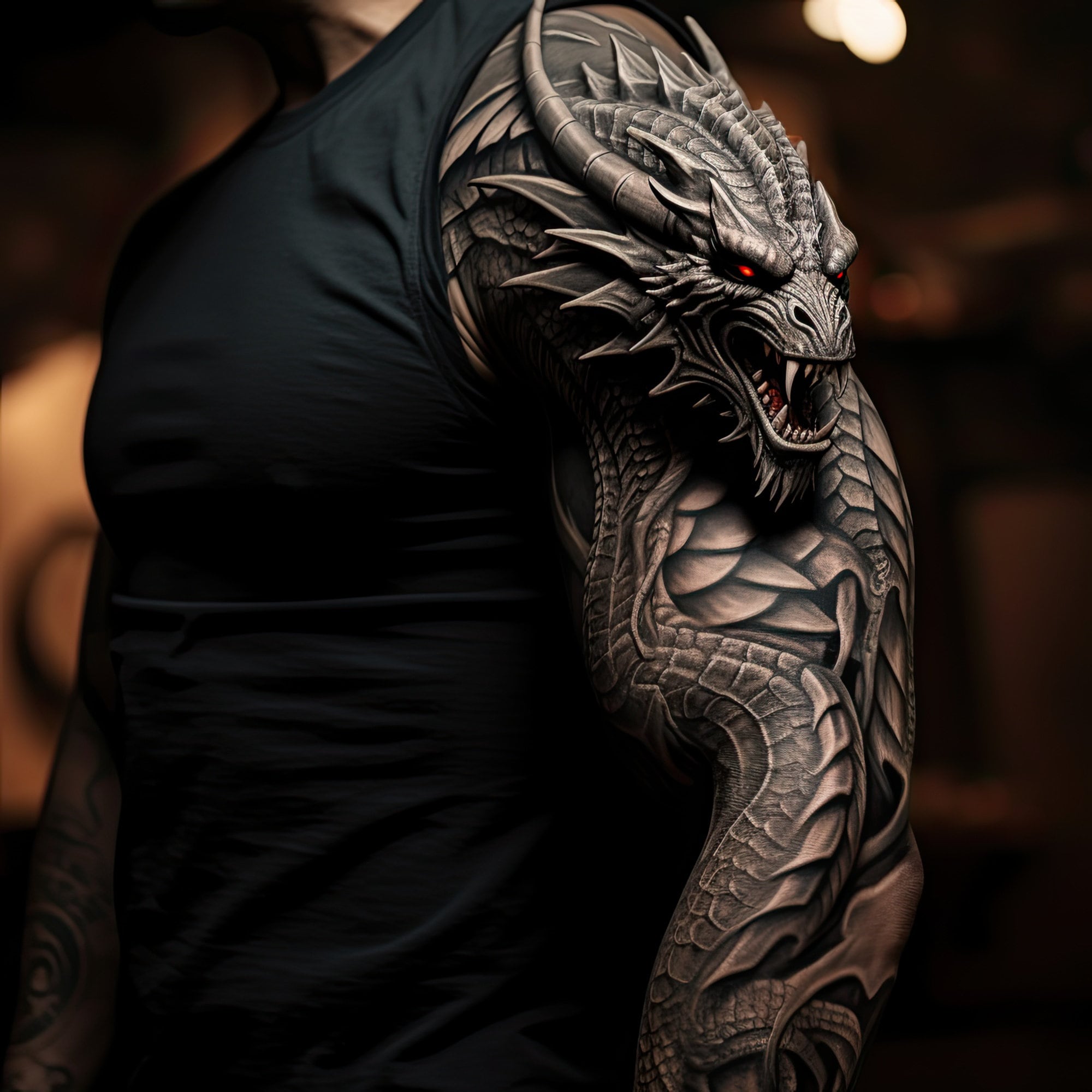 popular dragon tattoo sleeves for men trends