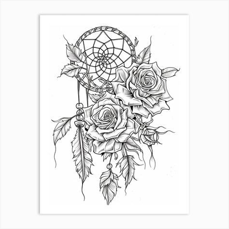 popular Dream Catcher tattoo styles for men