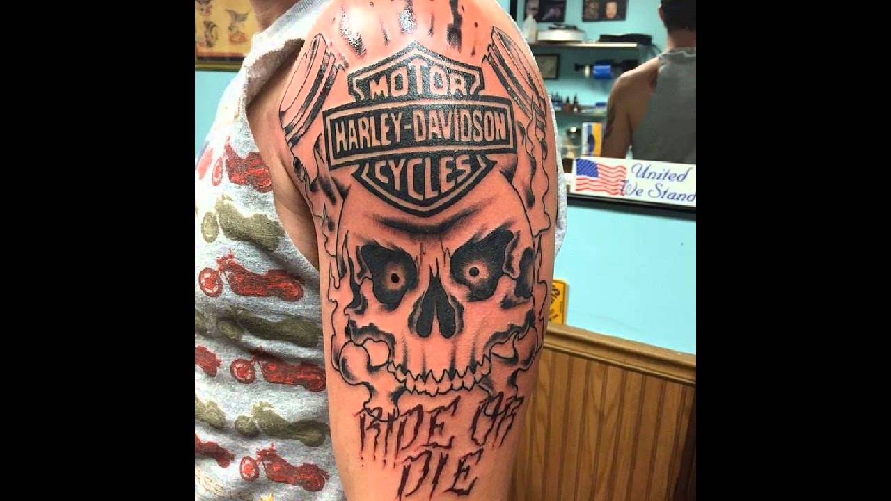 popular Harley Davidson tattoos for men styles