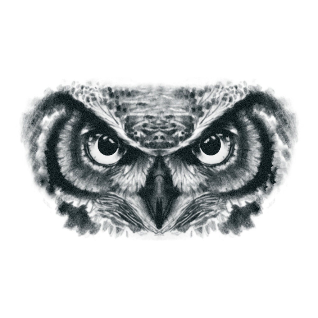 popular owl neck tattoo styles for men