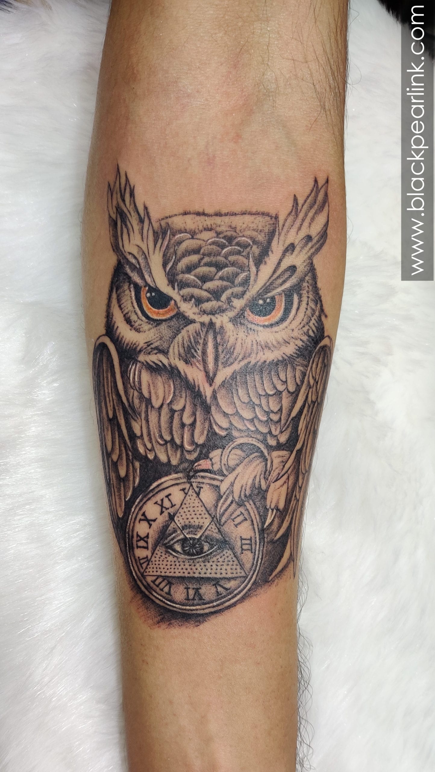 popular owl tattoos for men