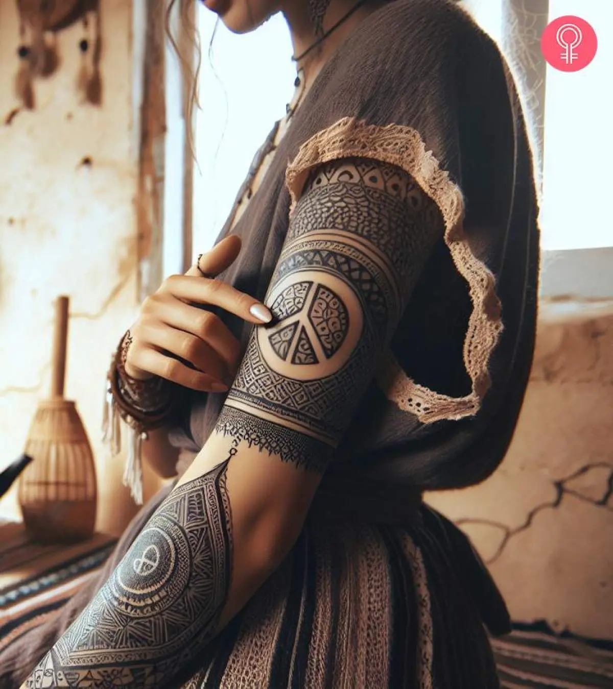 popular peace tattoos for men