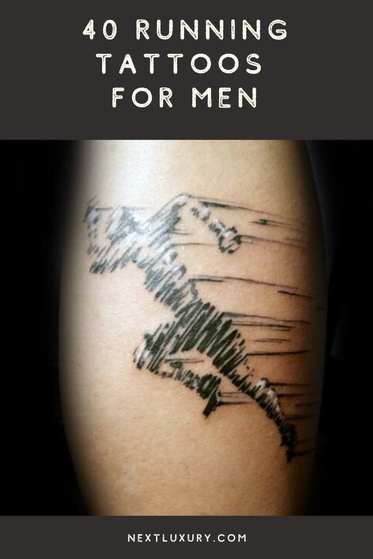 popular running tattoos for men