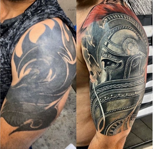 popular Spartan tattoos for men