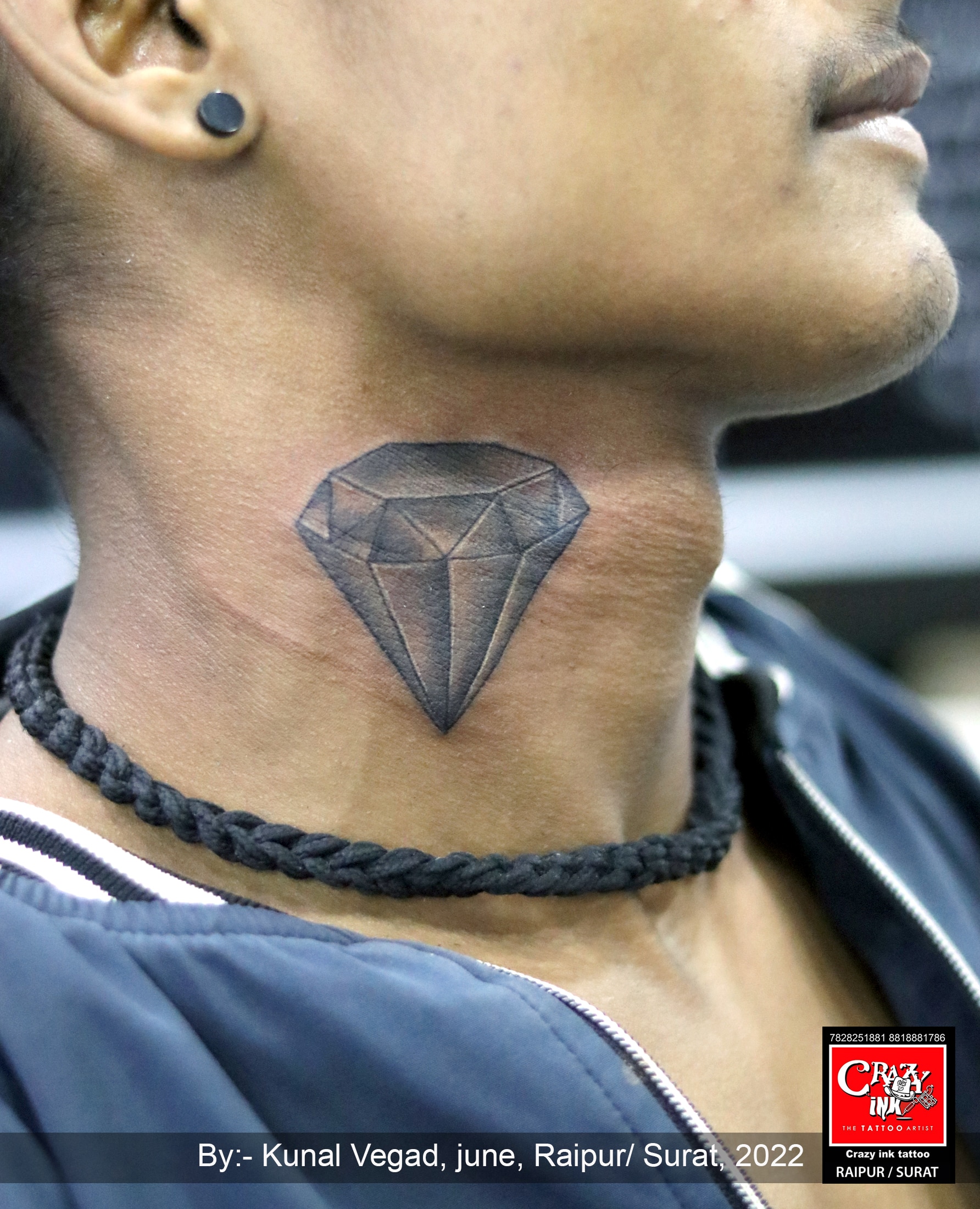 popular styles of diamond tattoos for men