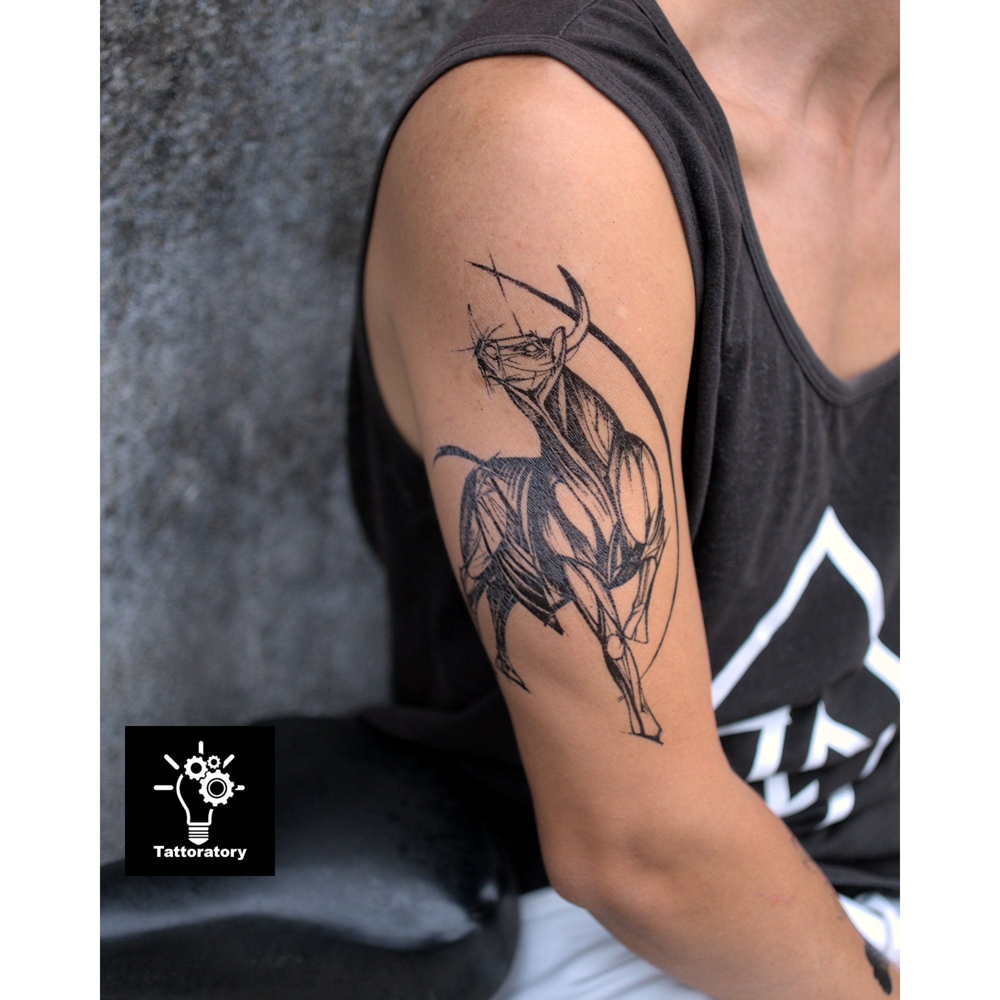 popular Taurus tattoo styles for men