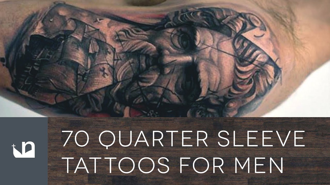 quarter sleeve tattoos for men 0017