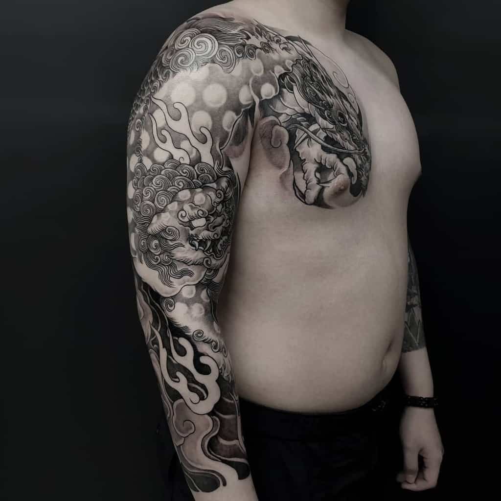 quarter sleeve tattoos for men 0029