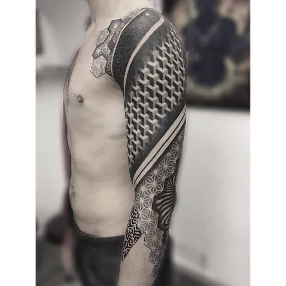 quarter sleeve tattoos for men 0042