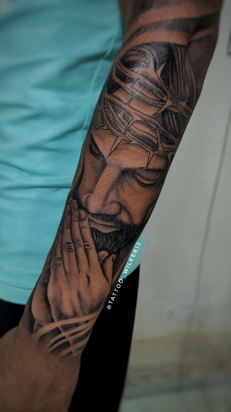 quarter sleeve tattoos for men 0045