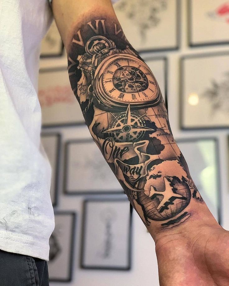 quarter sleeve tattoos for men 0056