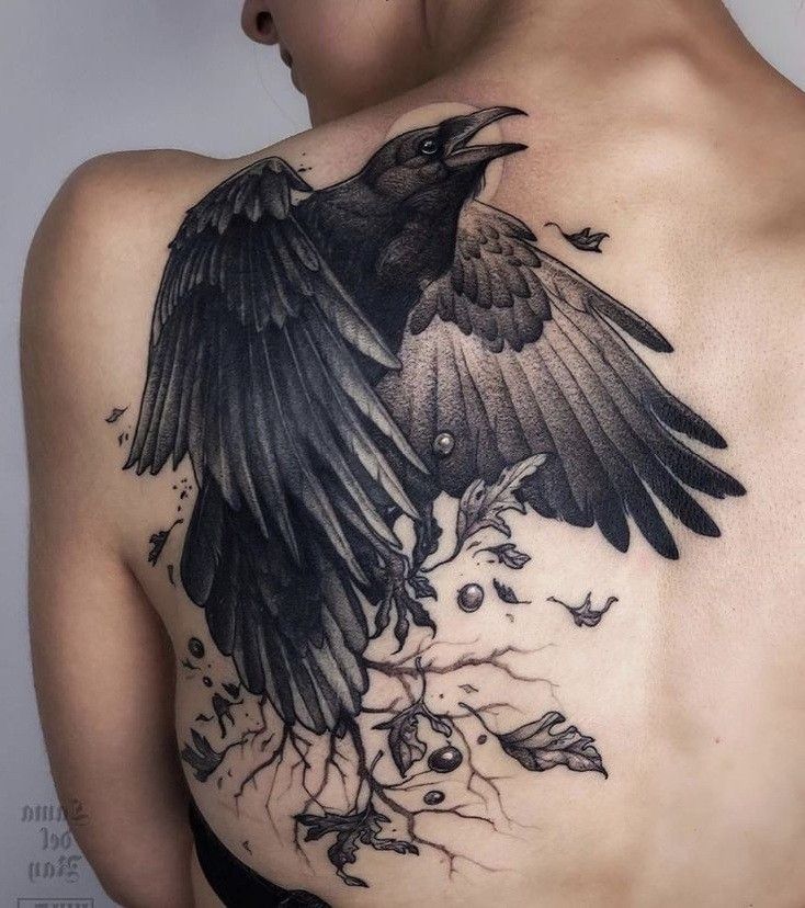 raven tattoos for men 0039