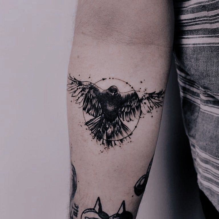 raven tattoos for men 0043