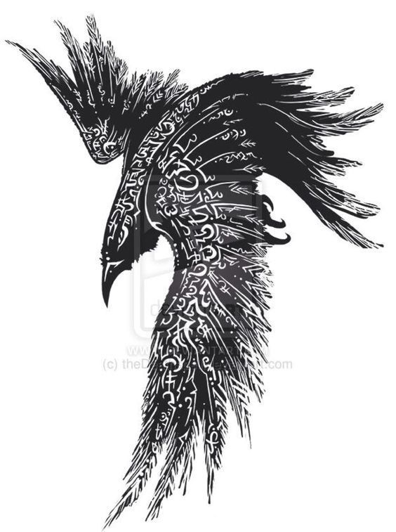 raven tattoos for men 0061