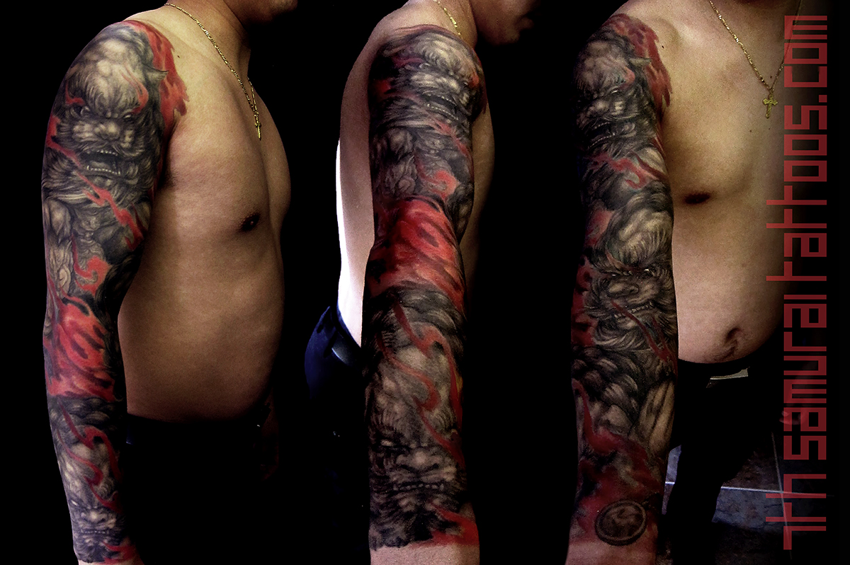 red tattoos for men 0098