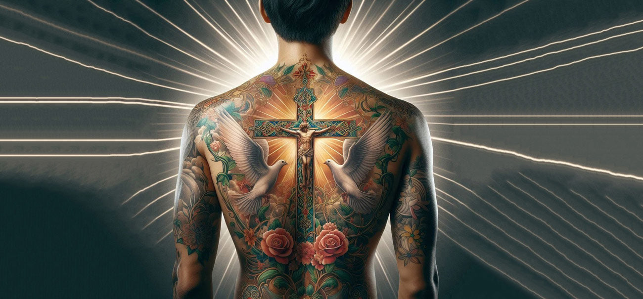 religious back tattoos for men 0038