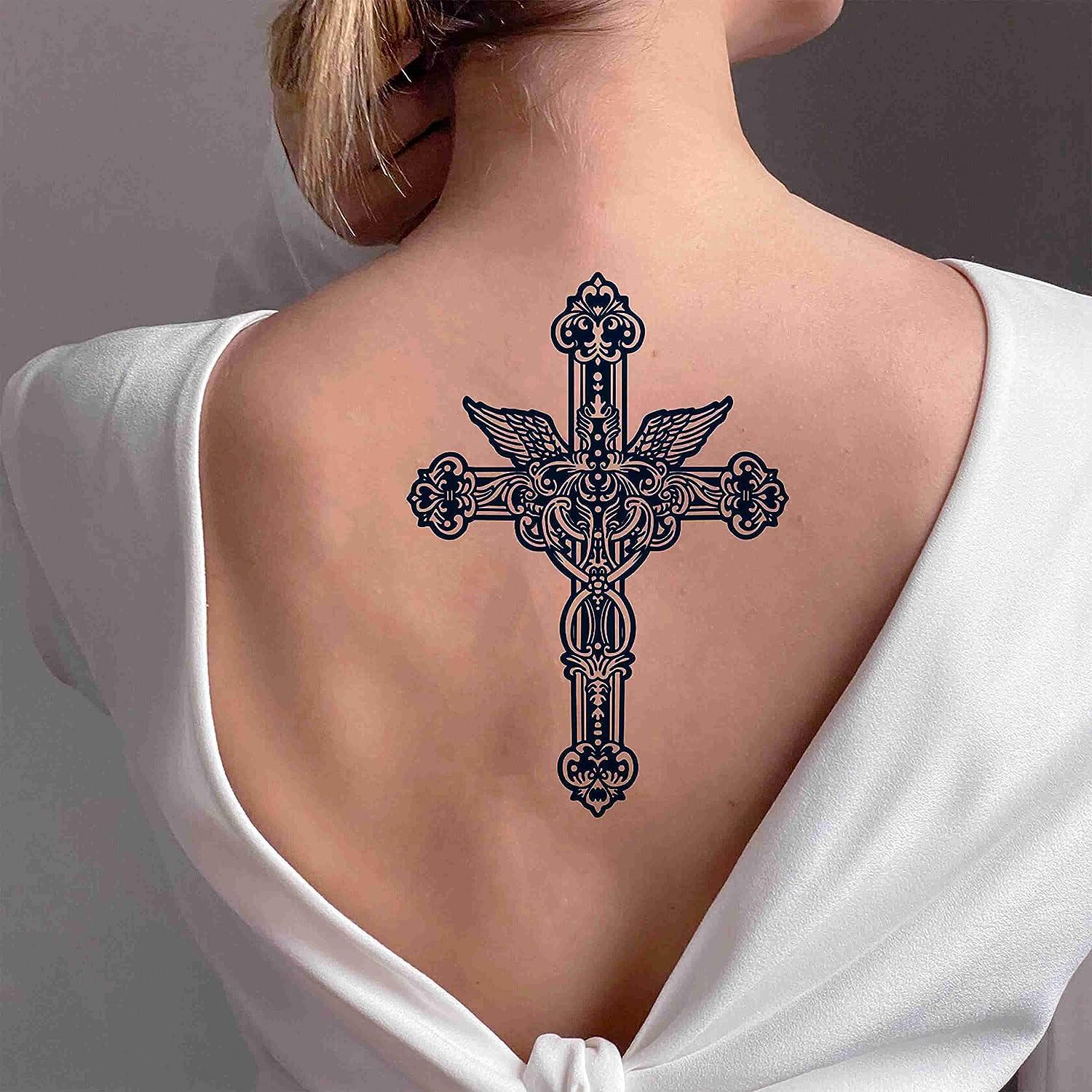 religious back tattoos for men 0041