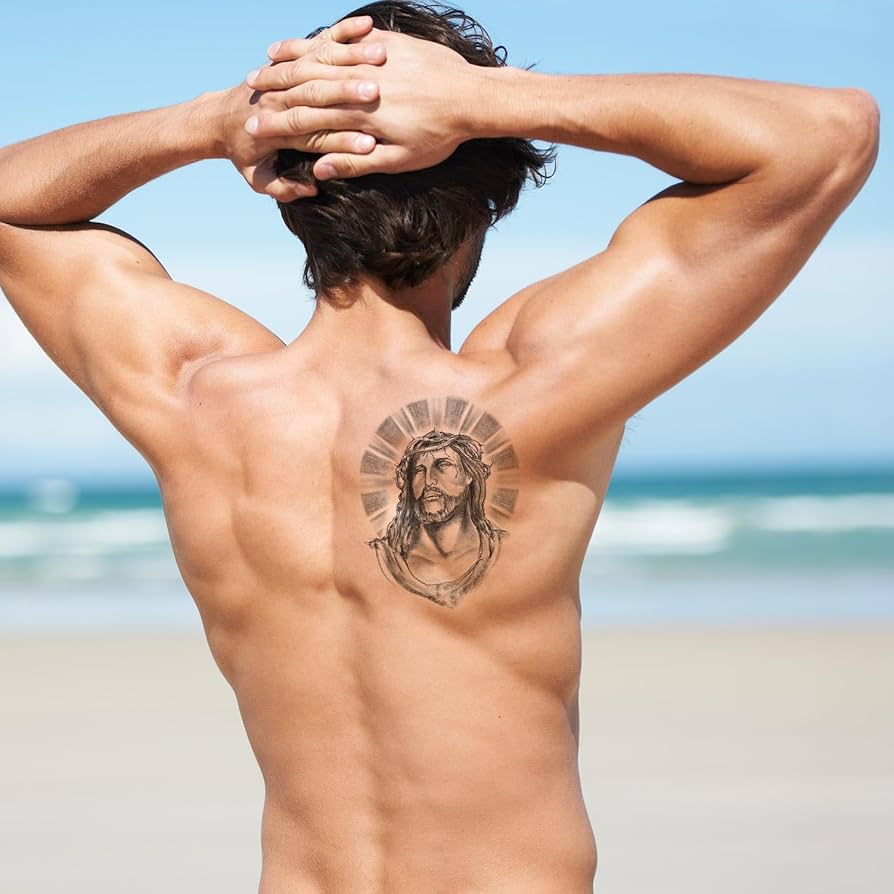 religious back tattoos for men 0074