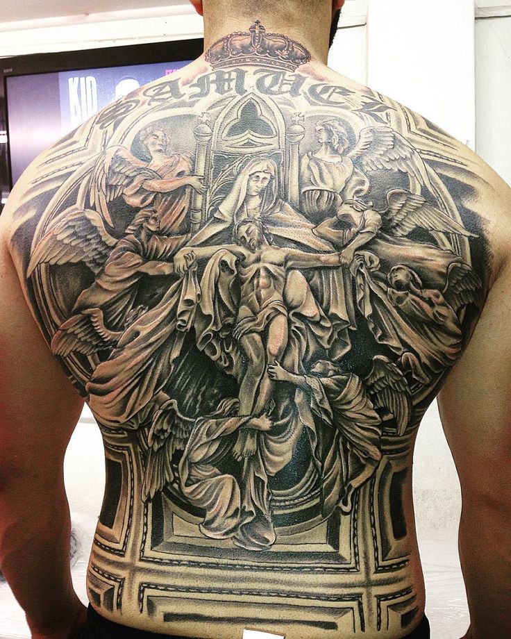 religious back tattoos for men 0090