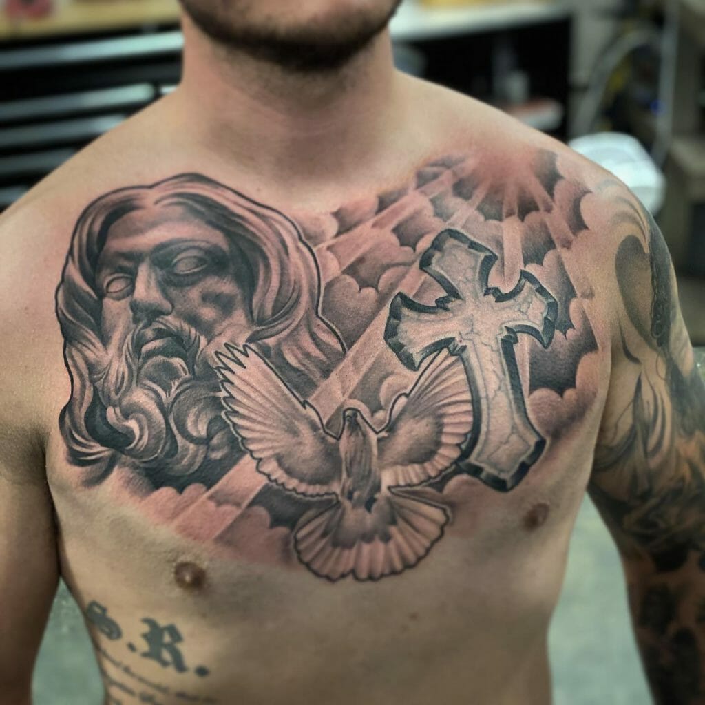 religious chest tattoos for men 0039