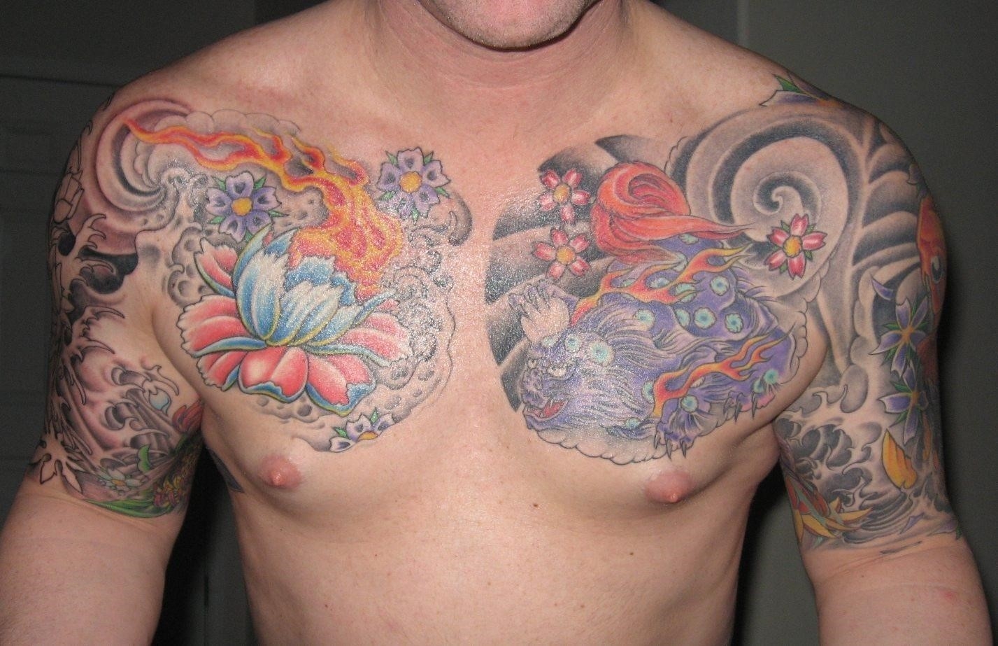 religious chest tattoos for men 0090