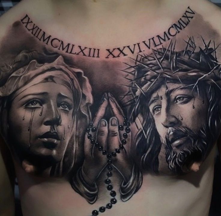 religious chest tattoos for men 0093