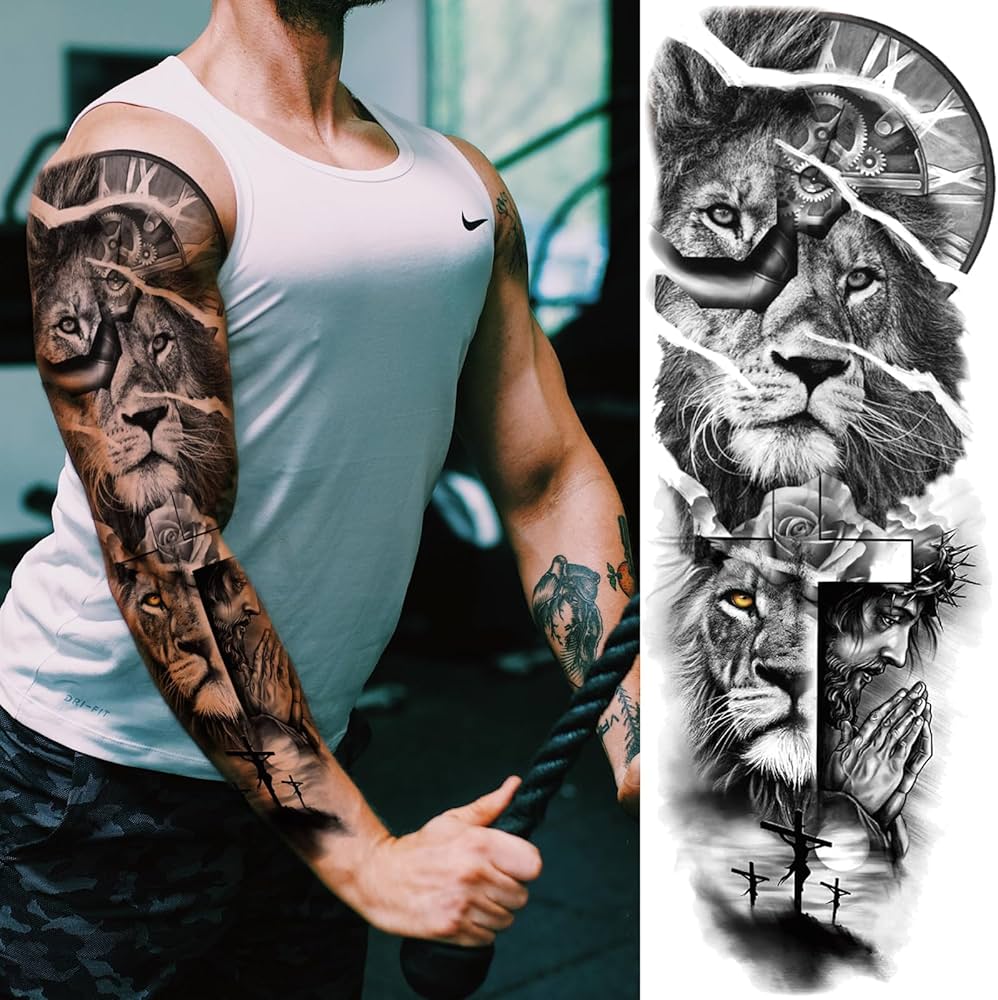 religious half sleeve tattoo designs for men