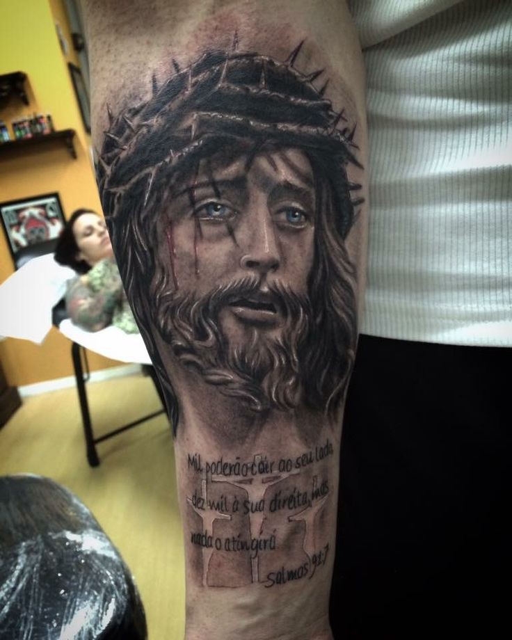 religious half sleeve tattoos for men 0011