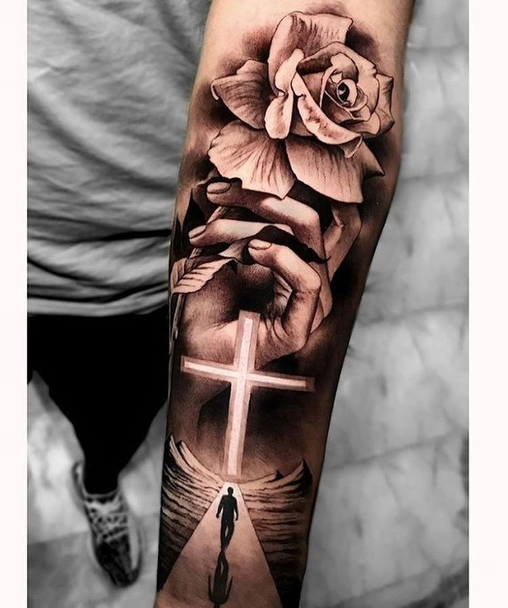 religious half sleeve tattoos for men 0023