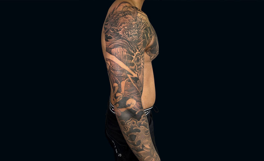 religious half sleeve tattoos for men 0032