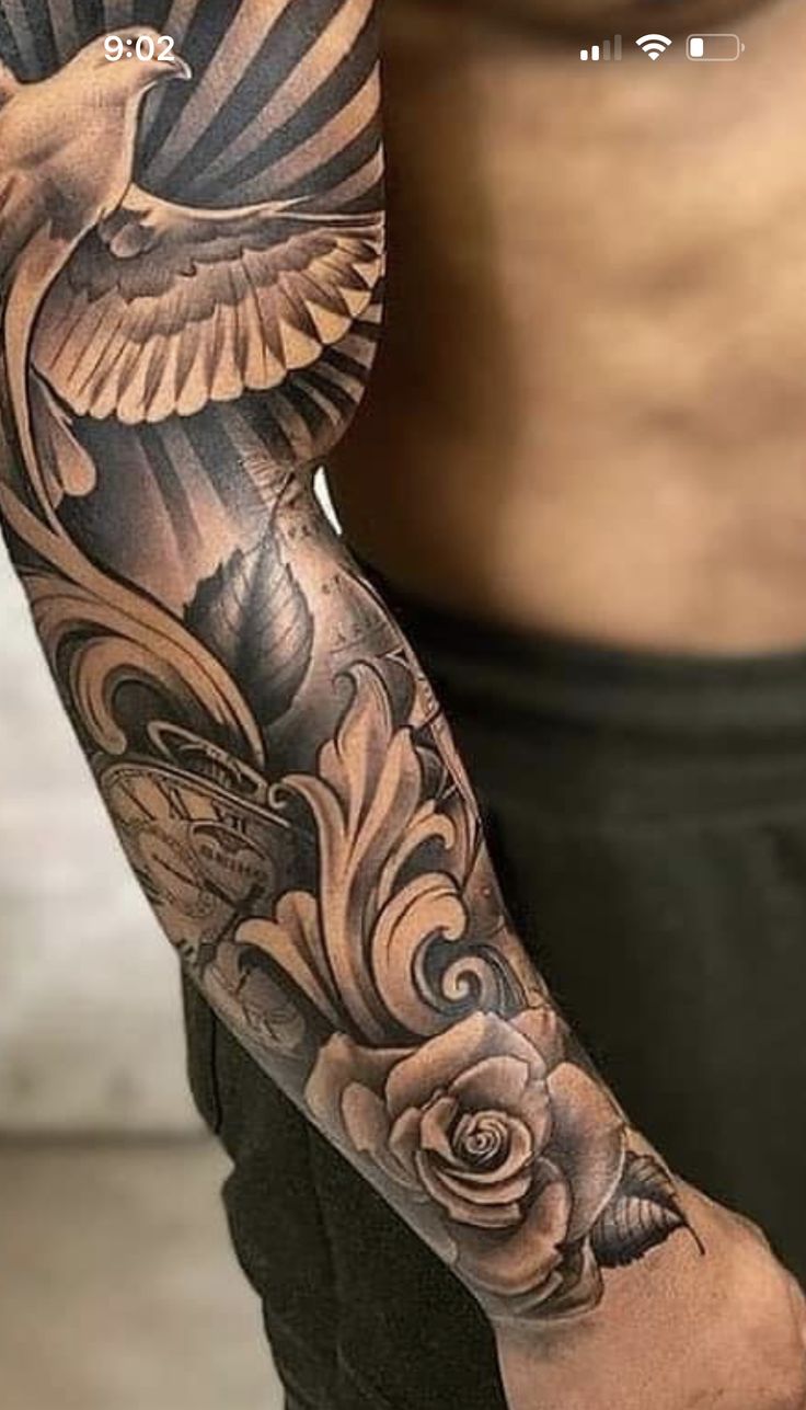 religious half sleeve tattoos for men 0087