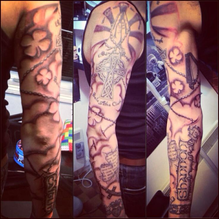 religious half sleeve tattoos for men 0091