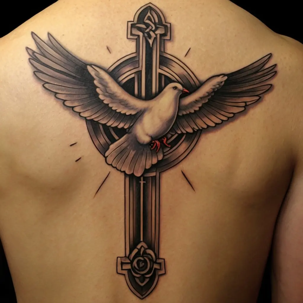 religious shoulder tattoos for men with personal meanings