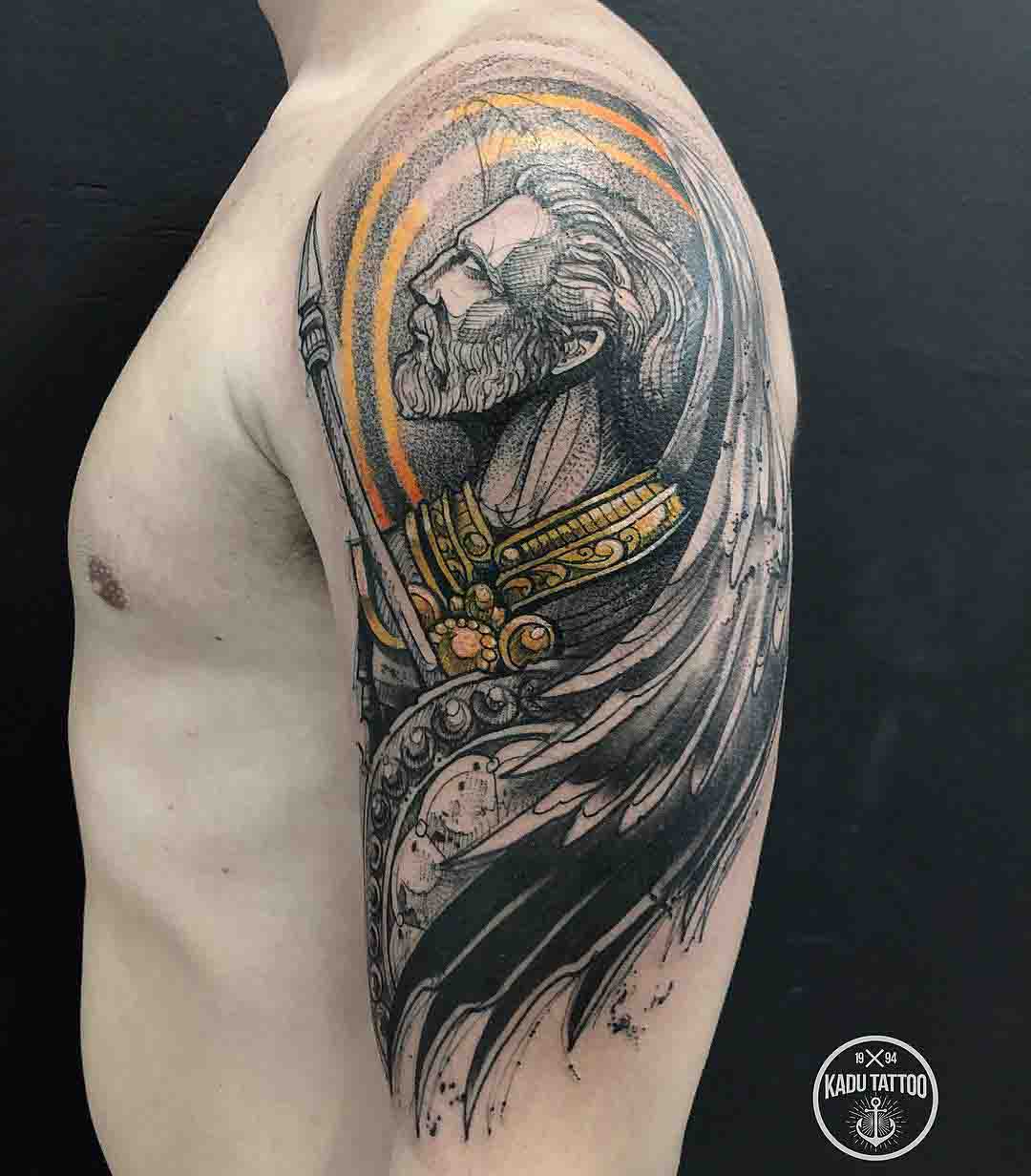 religious shoulder tattoos for men 0013