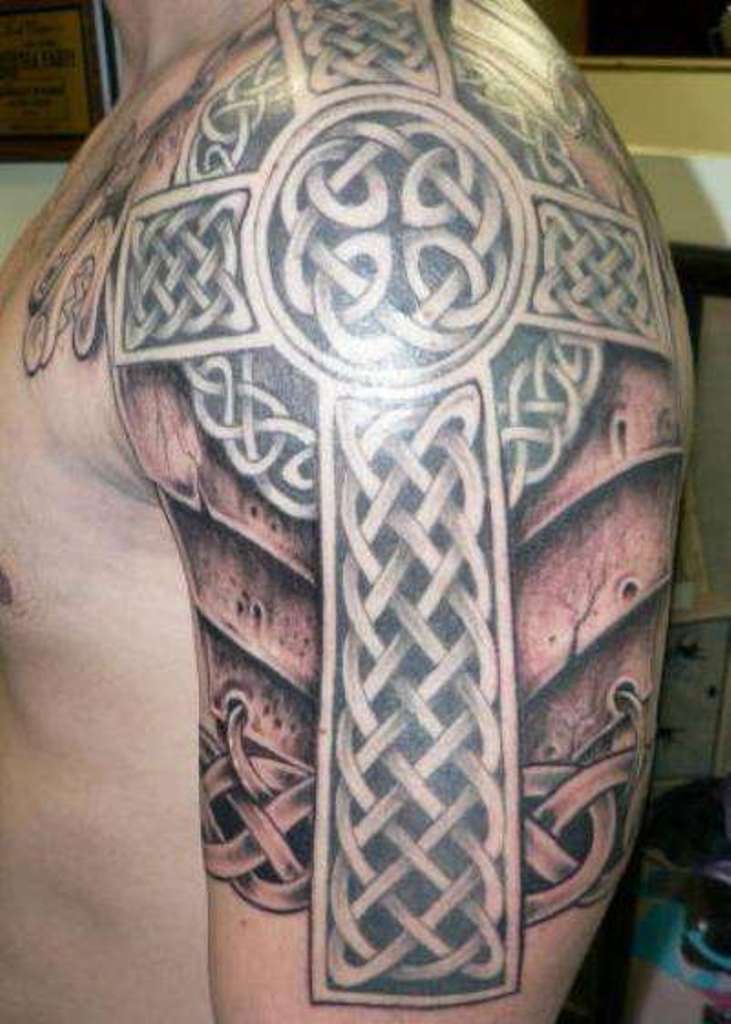 religious shoulder tattoos for men 0032