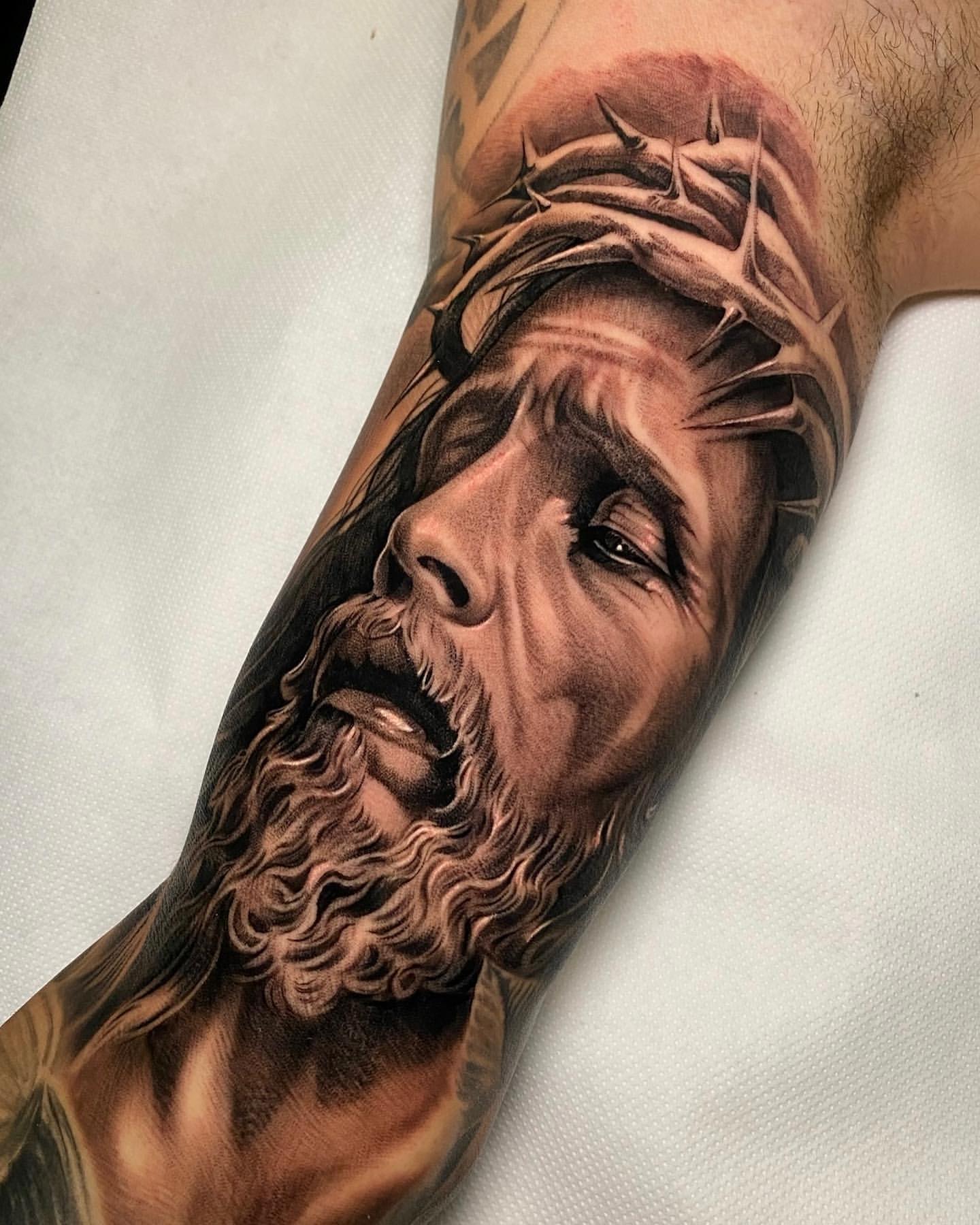 religious sleeve tattoos for men 0011