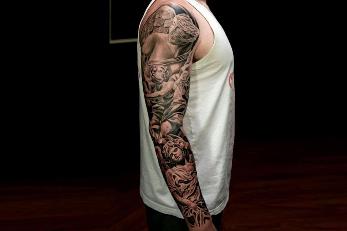 religious sleeve tattoos for men 0013