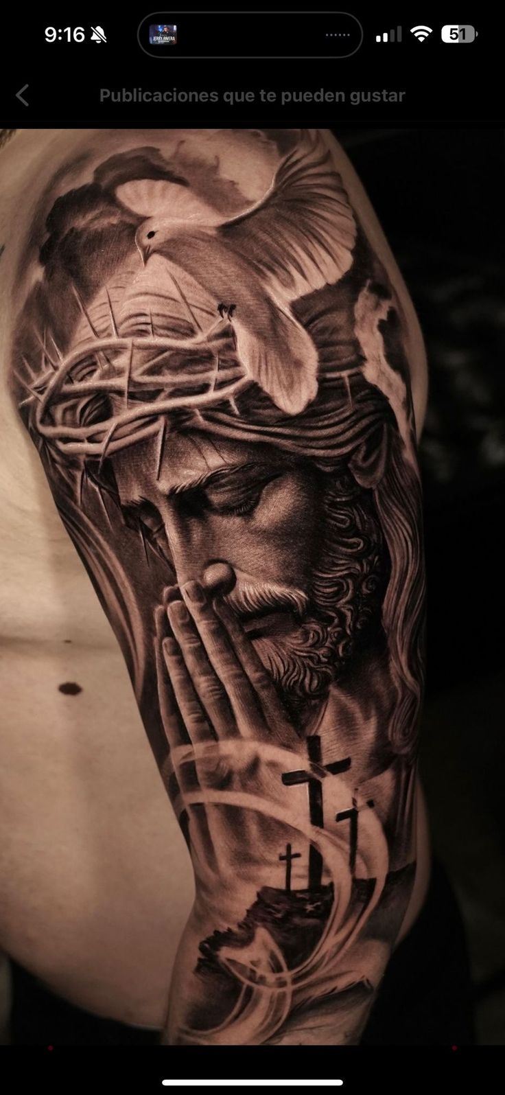 religious sleeve tattoos for men 0055