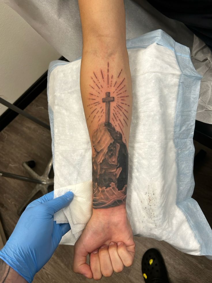 religious sleeve tattoos for men 0058