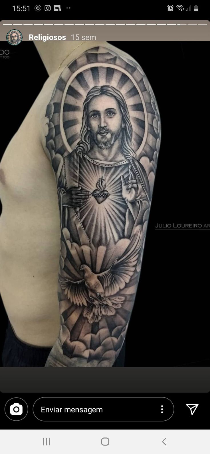 religious sleeve tattoos for men 0062