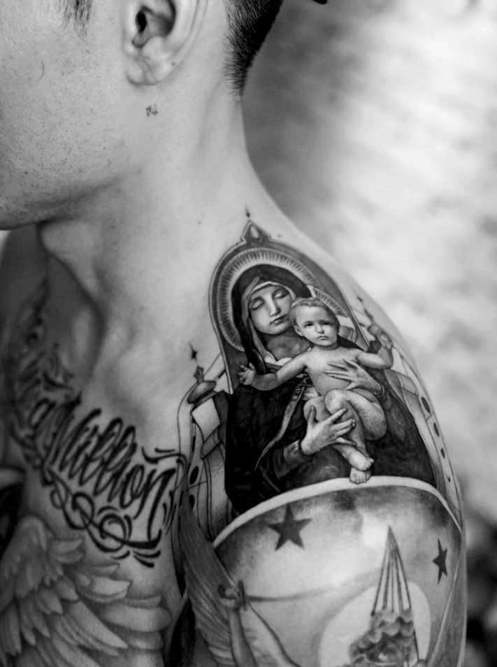 religious back tattoos for men 0084