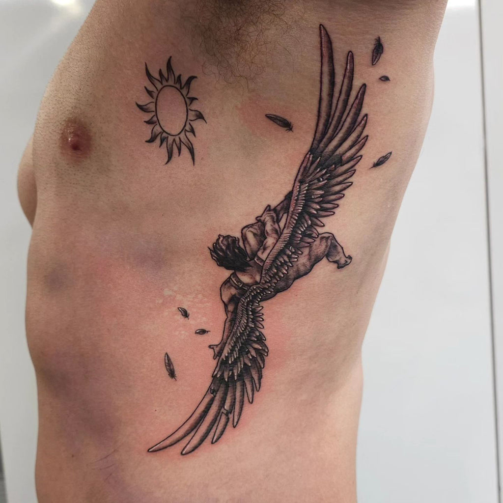 rib tattoos for men ideas