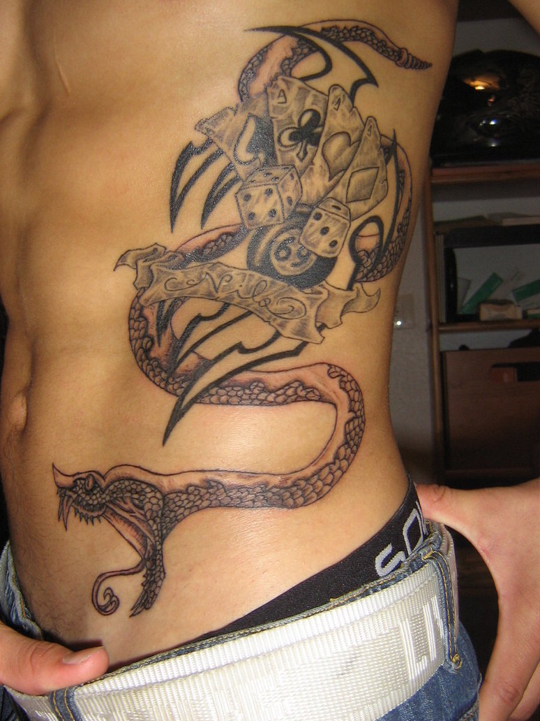 rib tattoos for men 0042