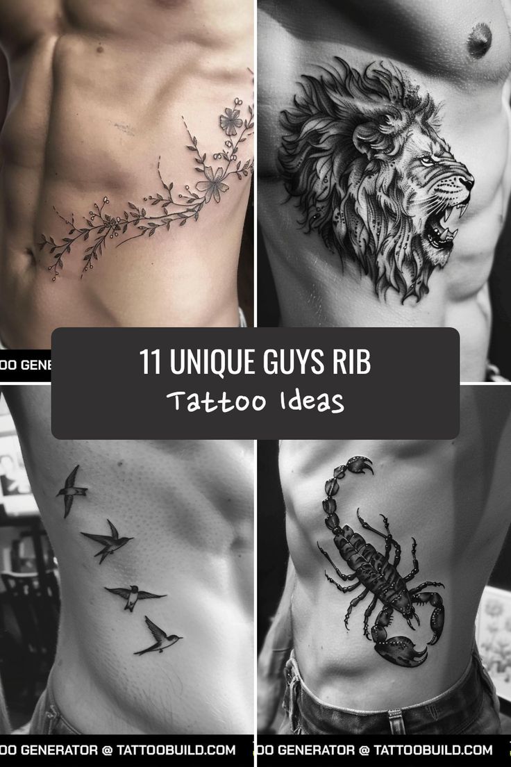 rib tattoos for men 0075