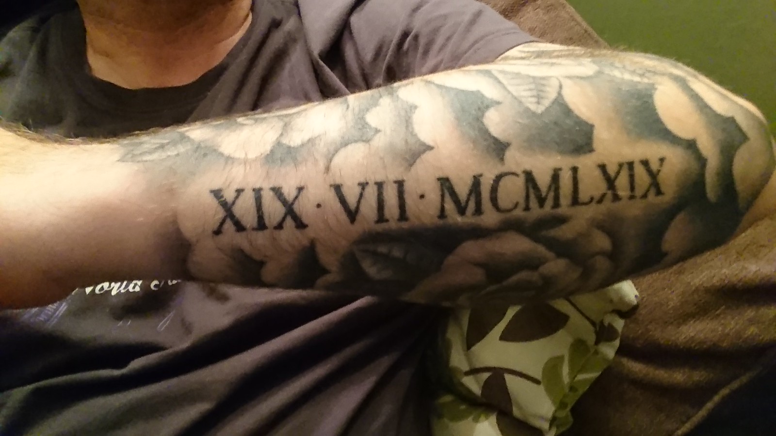 Roman numeral tattoos for men 0011